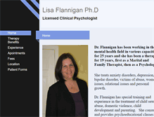 Tablet Screenshot of lisaflannigan.com